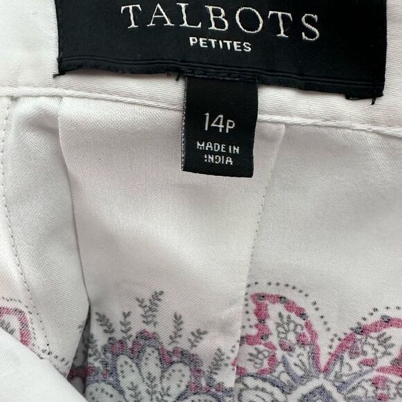 Talbots Pleated Full Skirt size 14P - Picture 4 of 8